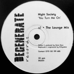 Night Society - Night Society - You Turn Me On - Degenerate Records