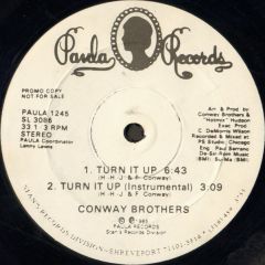 Conway Brothers - Conway Brothers - Turn It Up - Paula Records
