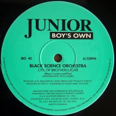 Black Science Orchestra - Black Science Orchestra - City Of Brotherly Love - Junior Boys Own