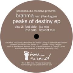 Brahma Ft Jillian Kiggins - Brahma Ft Jillian Kiggins - Peaks Of Destiny EP - Toes In The Sand