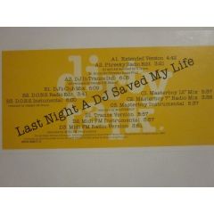 Dirty Talk. - Dirty Talk. - Last Night A DJ Saved My Live - WEA
