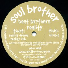 Beat Brothers - Reality - Soul Brother