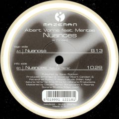 Albert Vorne - Albert Vorne - Nuances - Mazeman
