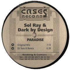 Sol Ray & Dark By Design - Sol Ray & Dark By Design - Paradise - Cases Records
