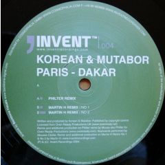 Korean & Mutabor - Korean & Mutabor - Paris - Dakar - Invent