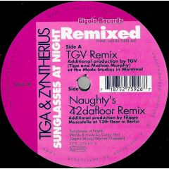 Tiga & Zyntherius - Tiga & Zyntherius - Sunglasses At Night Remixed - International Deejay Gigolo Records