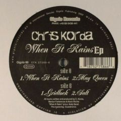 Chris Korda - Chris Korda - When It Rains EP - International Deejay Gigolo Records
