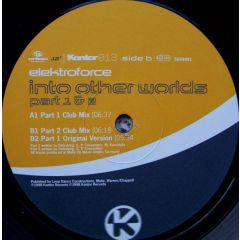 Elektroforce - Elektroforce - Into Other Worlds (Part 1 & 2) - Kontor Records