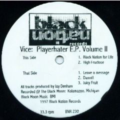 Vice - Vice - Playerhater E.P. Volume II - Black Nation Records