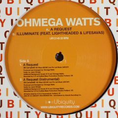 Ohmega Watts - Ohmega Watts - A Request - Ubiquity