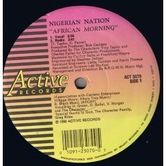 Nigerian Nation - Nigerian Nation - African Morning - Active Records