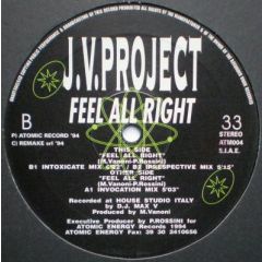 JV Project - JV Project - Feel All Right - Atomic Energy Records