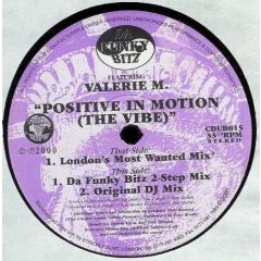 Da Funky Bitz Feat Valerie M - Da Funky Bitz Feat Valerie M - Positive In Motion (The Vibe) - City Dubs 