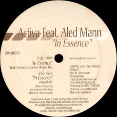 Activa Featuring Aled Man - Activa Featuring Aled Man - In Essence - Somatic Sense