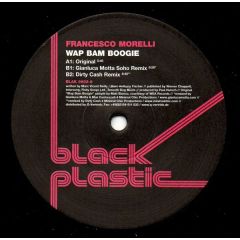 Francesco Morelli - Francesco Morelli - Wam Bam Boogie - Black Plastic 2