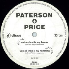 Paterson + Price - Paterson + Price - Voices Inside My Handbag - Discs