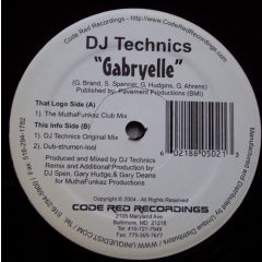DJ Technic - DJ Technic - Gabryelle - Code Red
