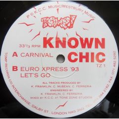 Known Chic - Known Chic - Carnival - Tomp Records