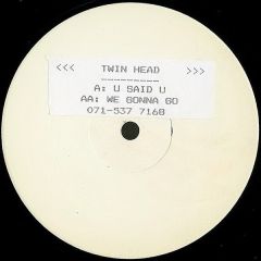 Twinhead - Twinhead - U Said U / We Gonna Go - Not On Label
