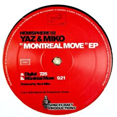 Yaz & Miko - Yaz & Miko - Montreal Move EP - Hemisphere Records