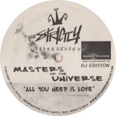 Masters Of The Universe - Masters Of The Universe - All You Need Is Love (Brown Vinyl) - Strictly Underground