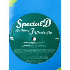 Special D - Special D - Nothing I Won't Do / Home Alone (Remix) - Dinky