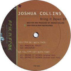 Joshua Collins - Joshua Collins - Bring It Down EP - Frik N Frak