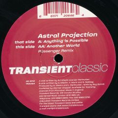 Astral Projection - Astral Projection - Anything Is Possible - Transient Classic