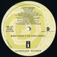 Marky Mark & The Funky Bunch - Marky Mark & The Funky Bunch - I Need Money - Interscope Records