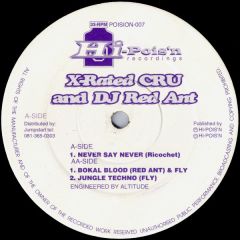 X-Rated Cru And DJ Red Ant - X-Rated Cru And DJ Red Ant - Never Say Never - Hi-Pois'n Recordings