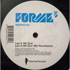 Forme - Forme - Let It All Out - Marine Parade