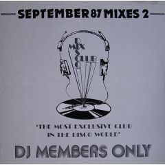 Various Artists - Various Artists - September 87 Mixes 2 - DMC