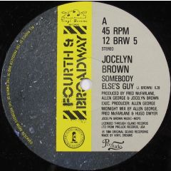Jocelyn Brown - Jocelyn Brown - Somebody Else's Guy - 4th & Broadway