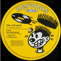 The Late Boyz - The Late Boyz - Can't Stop Dancing - Nervous