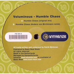 Voluminous - Voluminous - Humble Chaos - Interenze 1