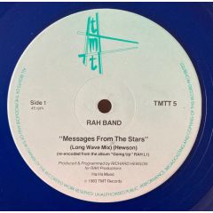 Rah Band - Rah Band - Messages From The Stars (Blue Vinyl) - TMT Records