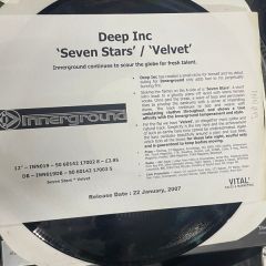 Deep Inc. - Deep Inc. - Seven Stars / Velvet - Innerground Records
