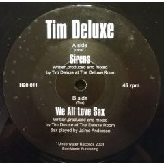 Tim Deluxe - Tim Deluxe - Sirens - Underwater