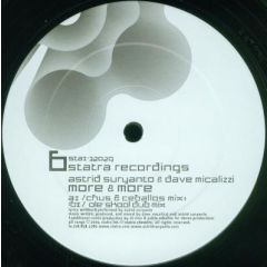 Astrid Suryanto & Dave Micalizzi - Astrid Suryanto & Dave Micalizzi - More & More (Remixes) - Statra Twelves