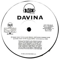 Davina - Davina - Come Over To My Place - RCA