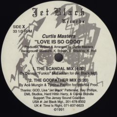Curtis Masters - Curtis Masters - Love Is So Good - Jet Black