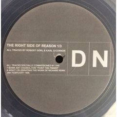 Karl O'Connor & Robert Gorl - Karl O'Connor & Robert Gorl - The Right Side Of Reason 1/3 - D/N Records