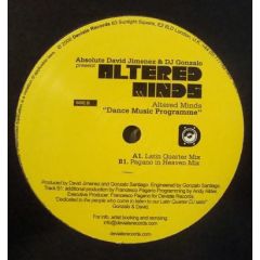Altered Minds - Altered Minds - Dance Music Programme - Deviate Recordings 2