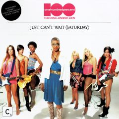 100% Featuring Jennifer John - 100% Featuring Jennifer John - Just Can't Wait (Saturday) - CR2 Records