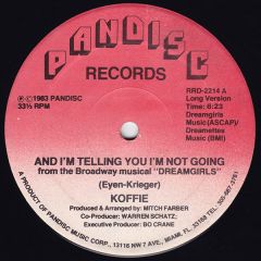 Koffie - Koffie - And I'm Telling You I'm Not Going - Pandisc