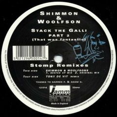 Shimmon & Woolfson - Shimmon & Woolfson - Stack The Galli Part 2 - Jamm
