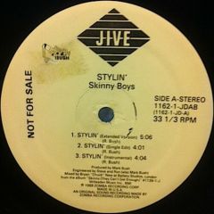 Skinny Boys - Skinny Boys - Stylin' / Set The Pace (Say Yeah) - Jive