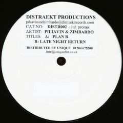 Piliavin & Zimbardo - Piliavin & Zimbardo - Plan B - Distraek Records