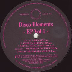Disco Elements - Disco Elements - Volume 1 - Azuli