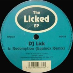 DJ Lick - DJ Lick - The Licked EP - Non-Stop Recordings